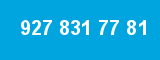 927 831 77 81 927 831 77 81